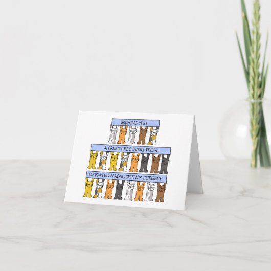 Erholung der Operation des Nasenatels Karte (Vorderseite)