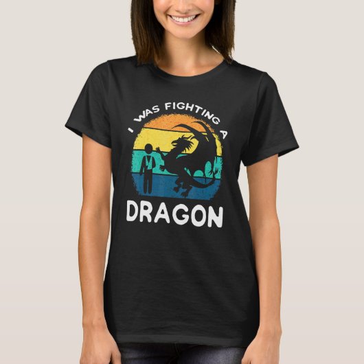 Erholung der Operation eines gebrochenen Arm-Drach T-Shirt (Vorderseite)