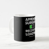 Erholung der Operation| Entfernen der Appendectomi Kaffeetasse (Vorderseite Links)