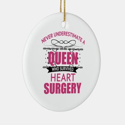 Erholung der Operation für Frauen Keramik Ornament (Rechts)