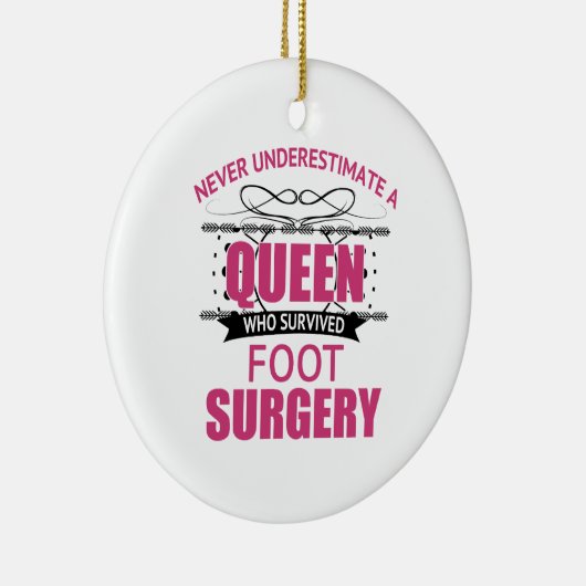 Erholung der Operation für Frauen Keramik Ornament (Rechts)