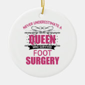 Erholung der Operation für Frauen Keramik Ornament (Vorne)