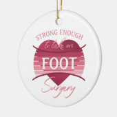 Erholung der Operation für Frauen Keramik Ornament (Links)