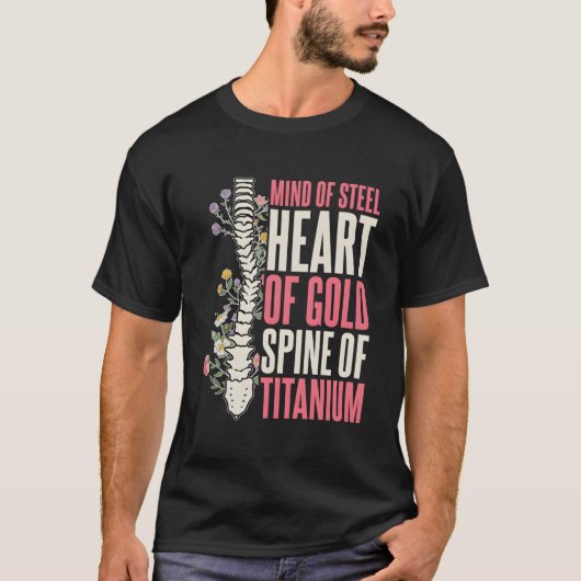 Erholung der Scoliose-Operation T-Shirt (Vorderseite)