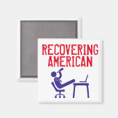 Erholung des amerikanischen Magnet (Vorderseite/Rückseite)