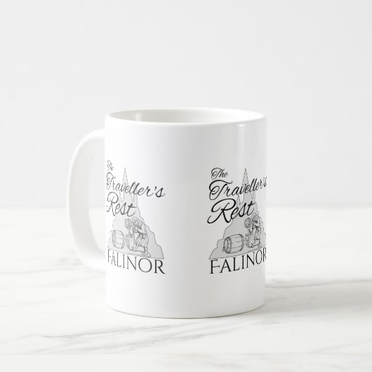 Erholung des Reisenden - Tasse (Vorderseite Links)