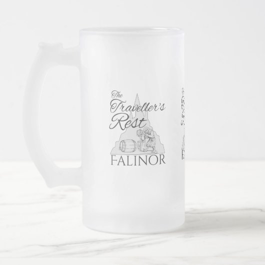 Erholung des Reisenden - Tasse aus Mattiertem Glas (Links)