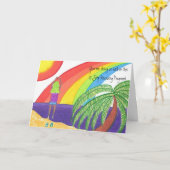 Erholung des Schritt-Encouragement-12 Karte (Gelbe Blume)