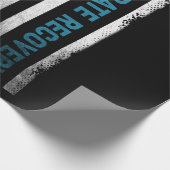 Erholung Drogenkonsum  feiert Erholung Geschenkpapier (Ecke)