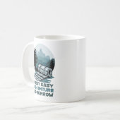 Erholung Easy Adventure Camping Design Kaffeetasse (Vorderseite Links)