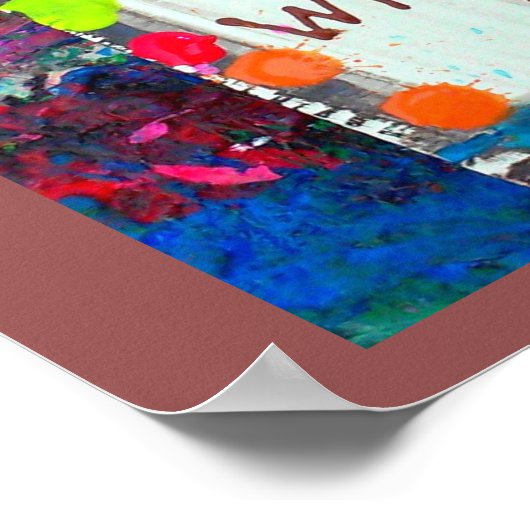 Erholung eines Ortes, an dem Hoffnung besteht Poster (Ecke)