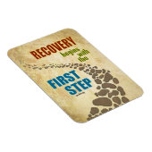 Erholung, Erster Schritt (12 Schritte, ohne Drogen Magnet (Rechte Seite)