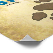 Erholung, Erster Schritt (12 Schritte, ohne Drogen Poster (Ecke)