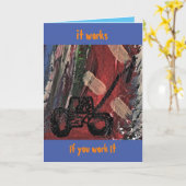 Erholung "Es funktioniert" Karte (Gelbe Blume)