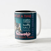 Erholung Fellowship Slogan Haustiere Tasse 25 (VorderseiteRechts)