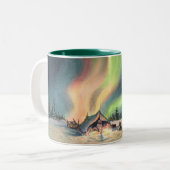 ERHOLUNG für das MUSHERS durch SHARON SHARPE Zweifarbige Tasse (Vorderseite Links)