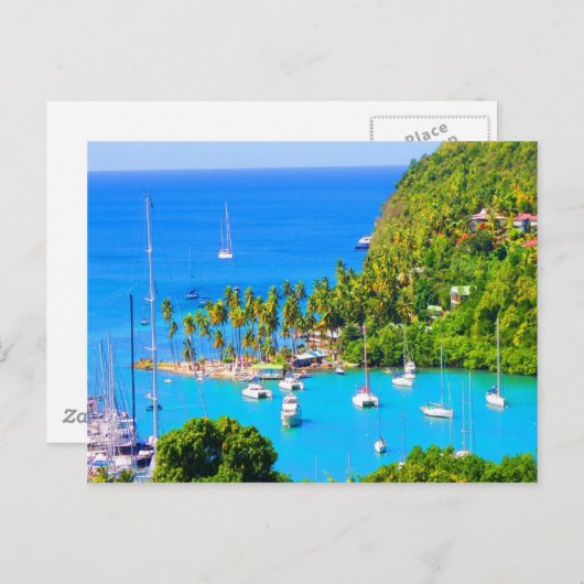 Erholung für den künftigen Erfolg der Karibik Heil Postkarte (Vorne/Hinten)