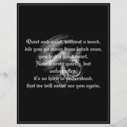 Erholung für Frieden mein Freund (Rückseite)