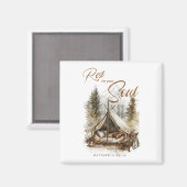 Erholung für Ihr Soul Christlich Boho Magnet (Vorderseite/Rückseite)