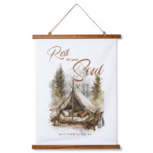 Erholung für Ihr Soul Christliche Boho-Wandtapeten