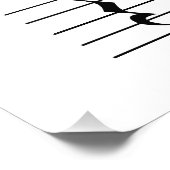 Erholung für Musiknotation Fotodruck (Ecke)