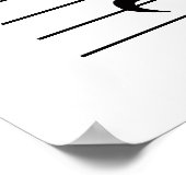 Erholung für Musiknotation Poster (Ecke)