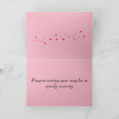 Erholung & Gebete erhalten Wohlfahrtskarte Karte (Innenseite)