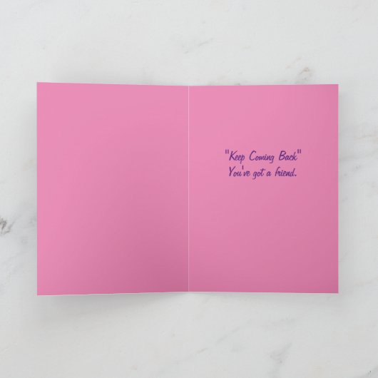 Erholung "Growing Card" Karte (Innenseite)