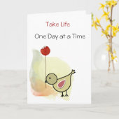 Erholung Grußkarte Karte (Gelbe Blume)