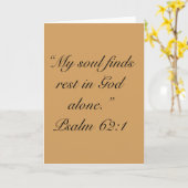 "Erholung"-Grußkarte Karte (Gelbe Blume)