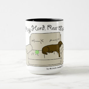 Erholung gut spielen tasse