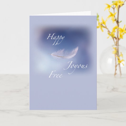 Erholung Happy Frey Free Karte (Gelbe Blume)