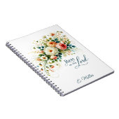 Erholung im Blumen personalisiert Notizblock (Rechte Seite)