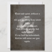 Erholung im Frieden - mein Freund - Vintag (Rückseite)