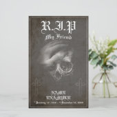 Erholung im Frieden - mein Freund - Vintag (Stehend Vorderseite)