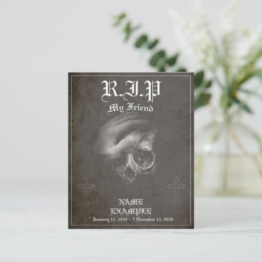 Erholung im Frieden - mein Freund - Vintag (Stehend Vorderseite)