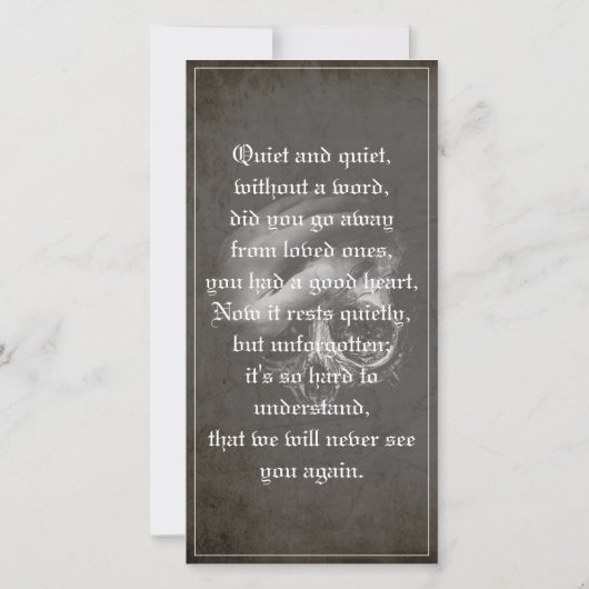 Erholung im Frieden - mein Freund - Vintag (Rückseite)