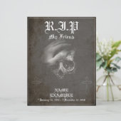 Erholung im Frieden - mein Freund - Vintag (Stehend Vorderseite)