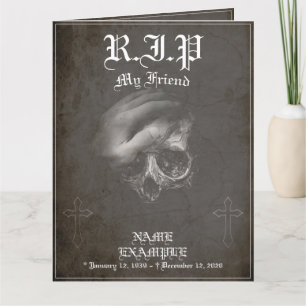 Erholung im Frieden - mein Freund - Vintag Karte