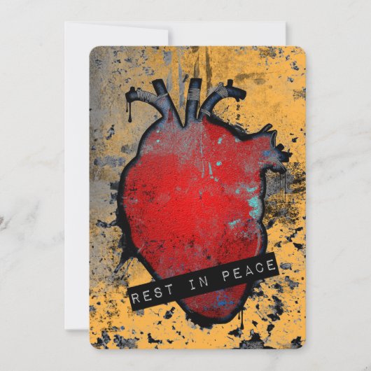 Erholung im friedlichen anatomischen Herzen (Vorderseite)