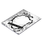 Erholung im friedlichen anatomischen Herzen Notizblock (Linke Seite)