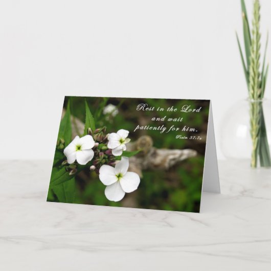 "Erholung im Herrn" - Schriftenkarte Karte (Vorderseite)