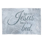 ERHOLUNG im JESUS Christlich Quote Pillow Case Set Kissenbezug (Vorderseite-Links)