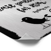 Erholung im Lord Bible Verse Poster (Ecke)