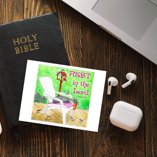 Erholung im Lord Inspirational Postcard Postkarte