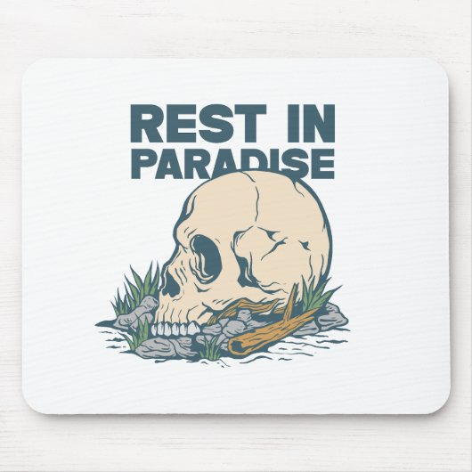 Erholung im Paradies Mousepad (Vorne)