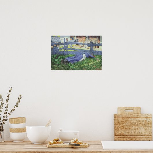 Erholung im Schatten Poster (Küche)