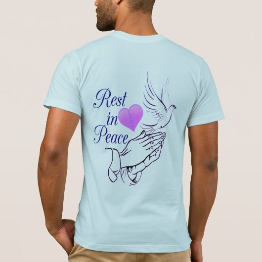 Erholung in den Engelsflügeln T-Shirt (Rückseite)