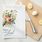 Erholung in der Blütezeit des Herrn Geschirrtuch (Viertel Falte)