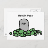 Erholung in Erbsen Postkarte (Vorne/Hinten)